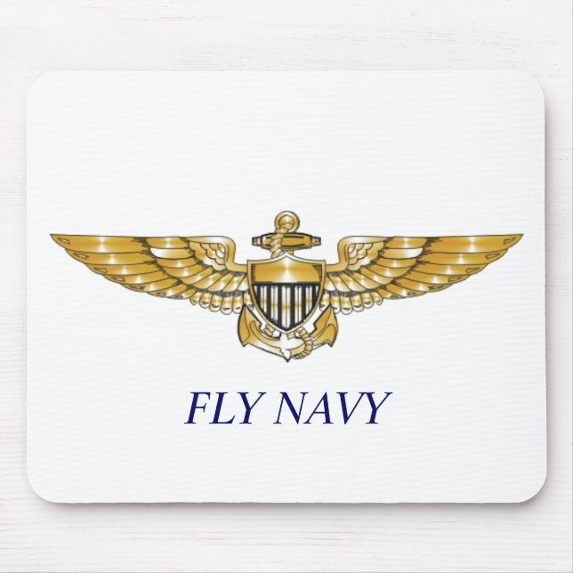 Tapis De Souris Navy_Pilot_Wings, MARINE de MOUCHE (Devant)