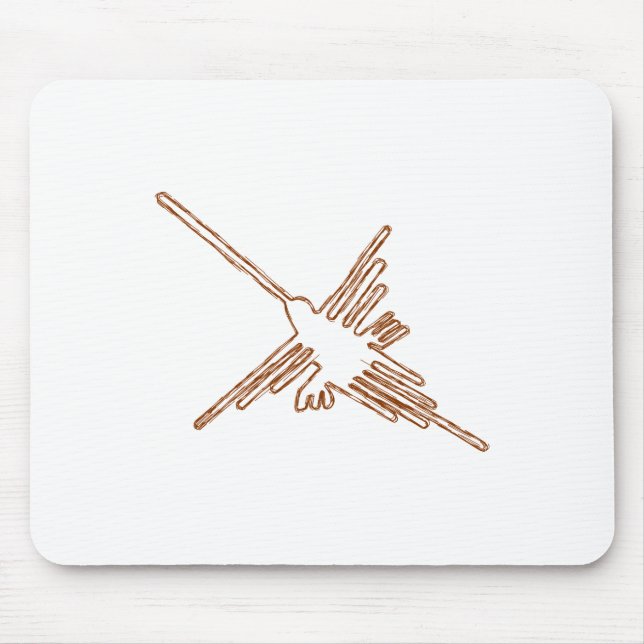 Tapis De Souris Nazca Lines Croquis de colibris (Devant)