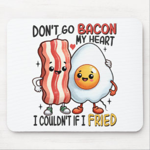 Tapis De Souris Ne faites pas de mon cœur du bacon