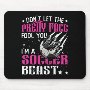 Tapis De Souris Ne laissez pas le beau visage vous tromper femmes