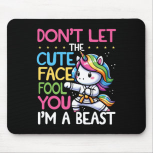 Tapis De Souris Ne laissez pas le mignon visage vous tromper Unico