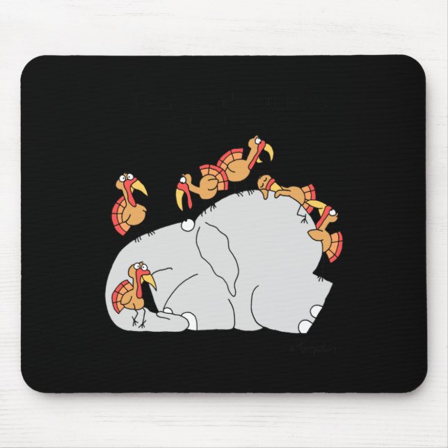 Tapis De Souris Ne laissez pas les dindes vous décourager  (Devant)