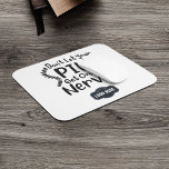 Tapis De Souris Ne laissez pas votre colonne vertébrale se mettre<br><div class="desc">Chiropratique cool disant pour un chiropraticien. Avec la typographie moderne noire avec le dicton "Ne laissez pas votre colonne vertébrale monter sur vos nerfs". Ajoutez le logo de votre entreprise en cliquant sur le bouton "Personnaliser" ci-dessus</div>