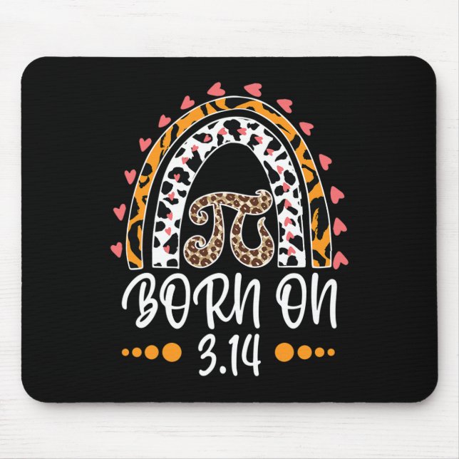 Tapis De Souris Né Le Jour Du Pi (Devant)