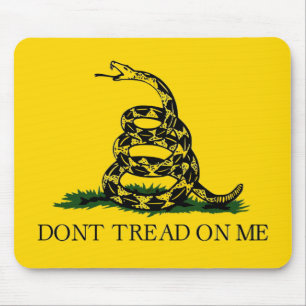 Tapis De Souris Ne marchez pas sur moi - le drapeau de Gadsden