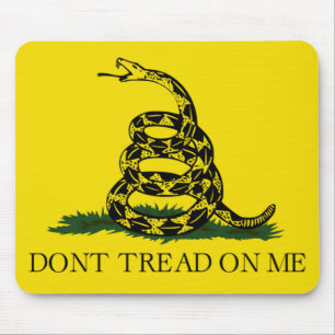 Tapis De Souris NE MARCHEZ PAS SUR MOI, le drapeau de Gadsden