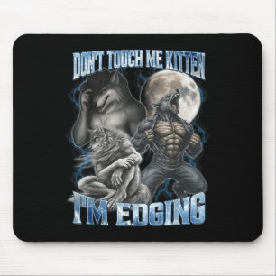 Tapis De Souris Ne Me Touchez Pas Chaton Je Suis En Train De Friss