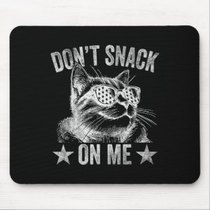 Tapis De Souris Ne pas grignoter sur moi drôle Chat 1