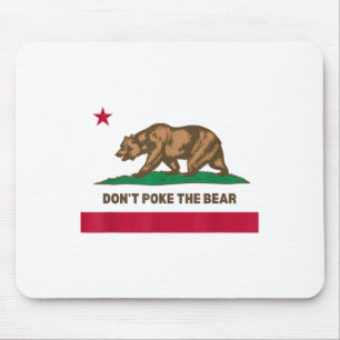 Tapis De Souris Ne pas prendre l’ours California Republic Design _