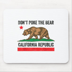Tapis De Souris Ne pas prendre l’ours en Californie