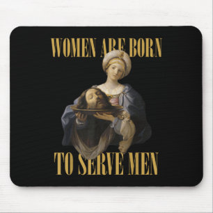 Tapis De Souris Né Pour Servir Hommes Christian Boss Girl Motivati