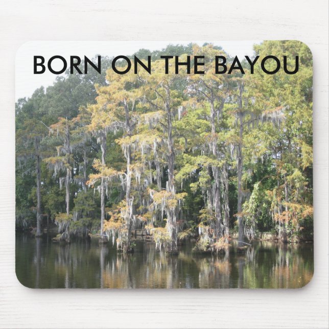 Tapis De Souris Né Sur Le Bayou (Devant)