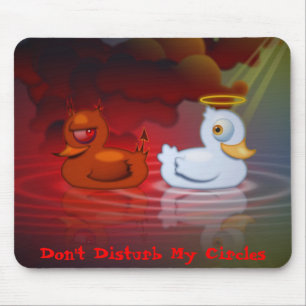 Tapis De Souris Ne touchez pas à mes cercles
