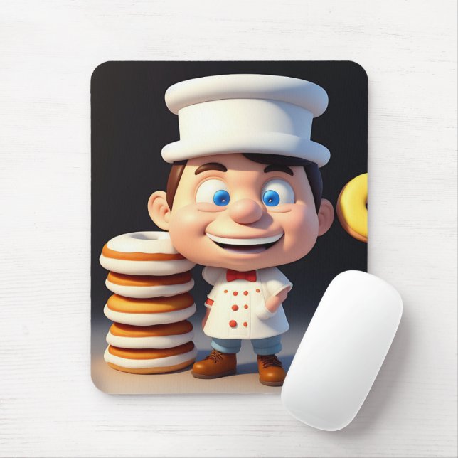 Tapis De Souris Ne Touchez Pas Mes Donuts, Mousepad (Avec souris)