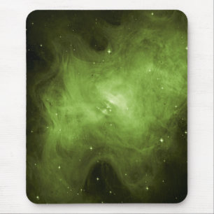 Tapis De Souris Nebula de crabe, Remnant de Supernova, Lumière ver