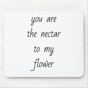 Tapis De Souris Nectar sur mon panier de souris à fleurs