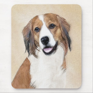 Tapis De Souris Nederlandse Kooikerhondje Peinture - Chien Art