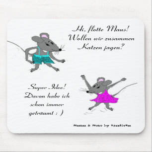 Tapis De Souris Neenee & Nunu Mäuse Mouse Pad