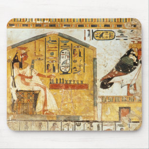 Tapis De Souris Nefertari jouant le senet