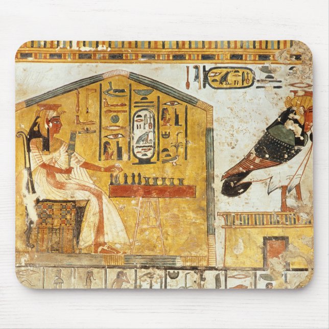 Tapis De Souris Nefertari jouant le senet (Devant)