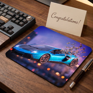Tapis De Souris Négociant en bourse Supercar cinématique Cash