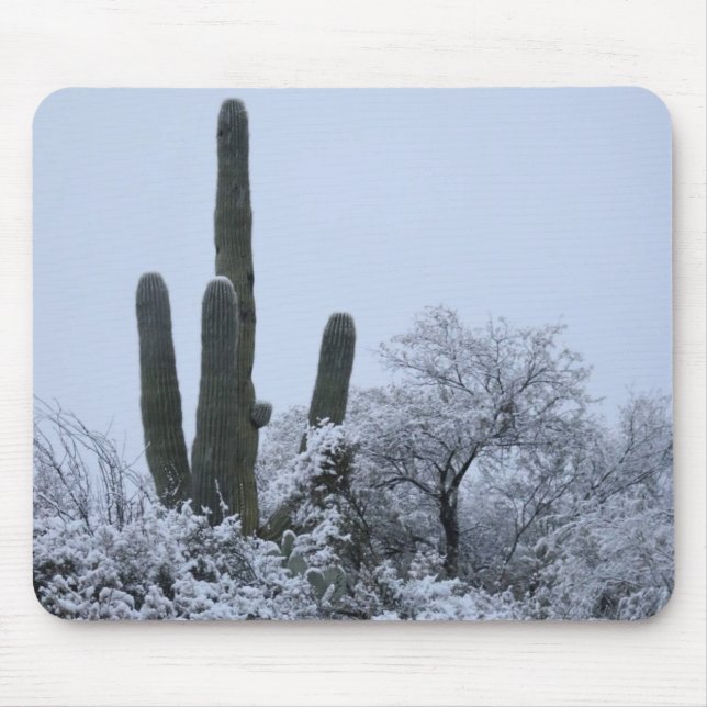 Tapis De Souris Neige en Arizona Souris Pad (Devant)