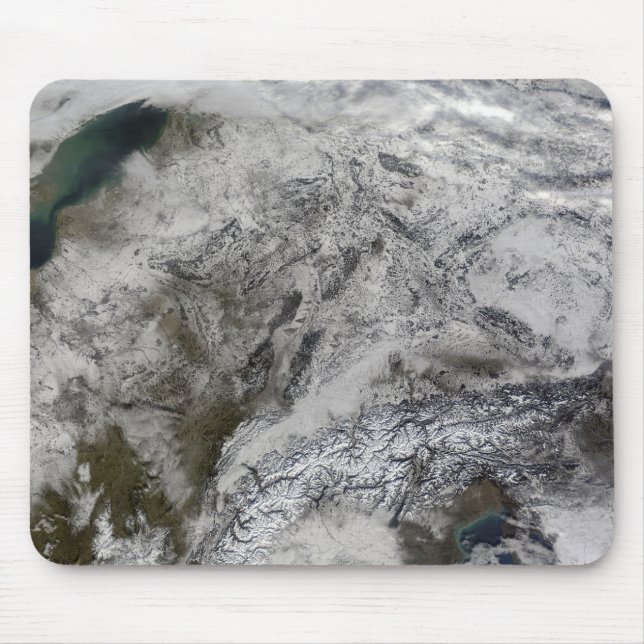 Tapis De Souris Neige en Europe (Devant)