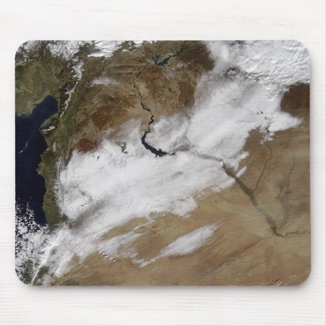 Tapis De Souris Neige en Syrie (Devant)