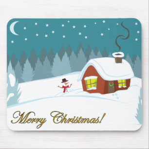Tapis De Souris Neige hivernale