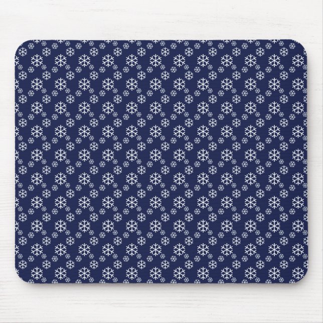 Tapis De Souris Neige le soir de Noël (Devant)