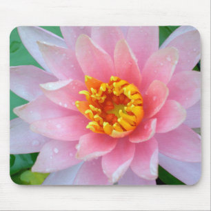 Tapis De Souris Nénuphar rose Mousepad