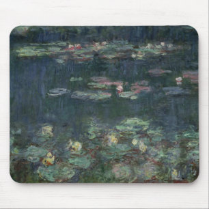 Tapis De Souris Nénuphars de Claude Monet : Réflexions vertes