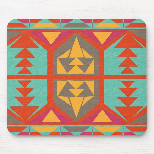 Tapis De Souris Néo- tribal indigène (Devant)