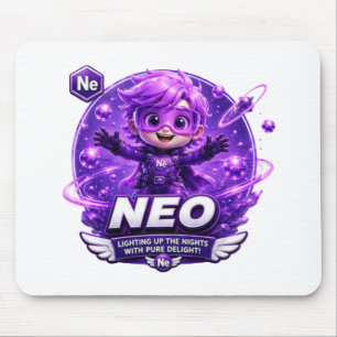 Tapis De Souris Néon ATOMIVRA
