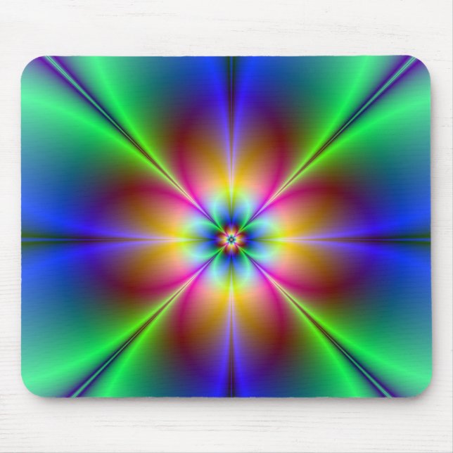 Tapis De Souris Neon Daisy coloré (Devant)