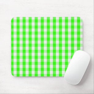 Tapis De Souris Neon Green En vichy Motif par Shirley Taylor