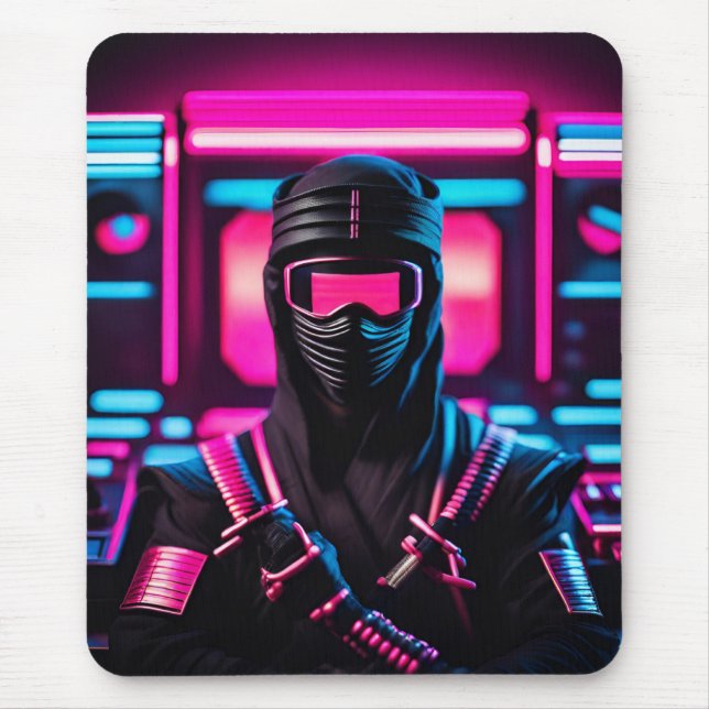 Tapis De Souris néon ninja (Devant)