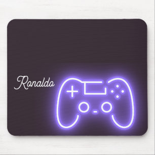 Tapis De Souris NEON PS4 handle nom personnalisé