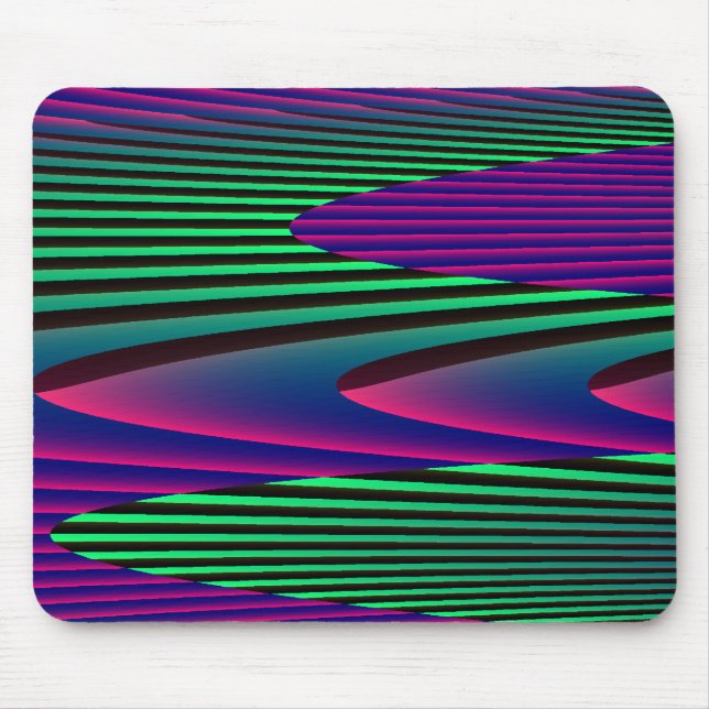 Tapis De Souris Neon Seas Mousepad (Devant)