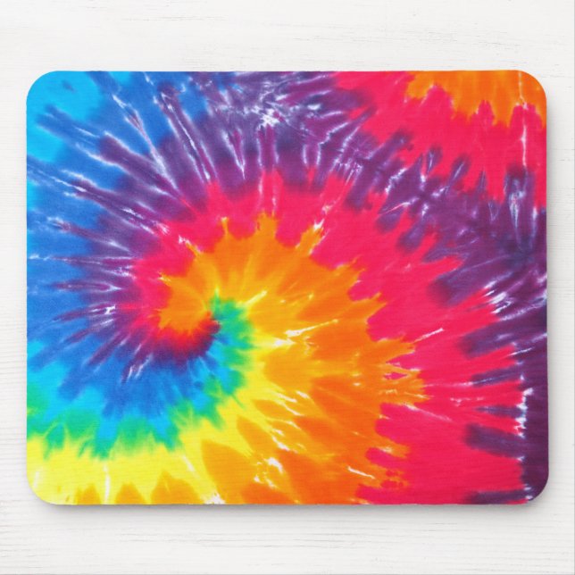 Tapis De Souris Neon Tie Dye (Devant)