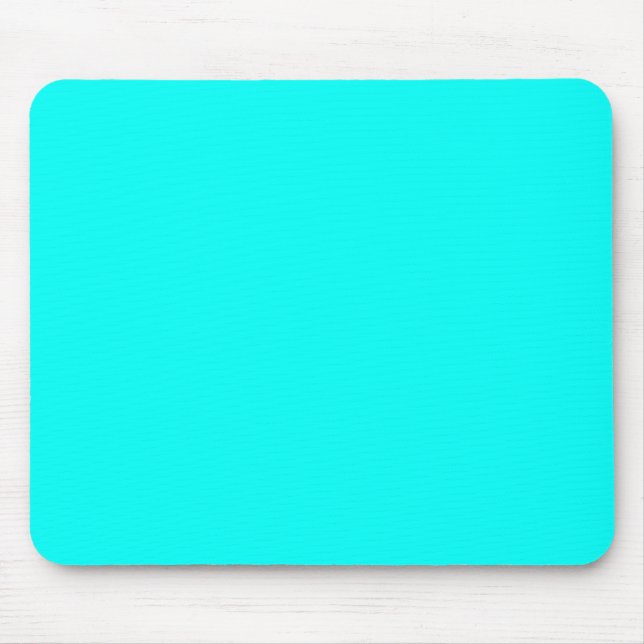 Tapis De Souris Néon turquoise clair tonalité moderne tendance (Devant)