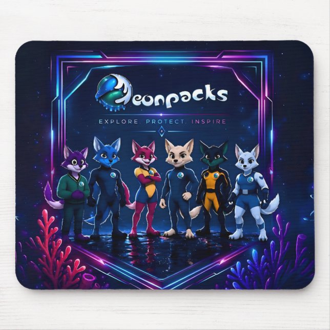 Tapis de souris Neonpacks (Devant)