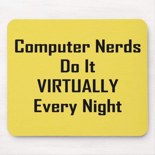 Tapis De Souris Nerds occupés (Devant)