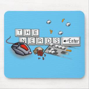 Tapis De Souris Nerds - PC Master Race Mouse Pad Flat