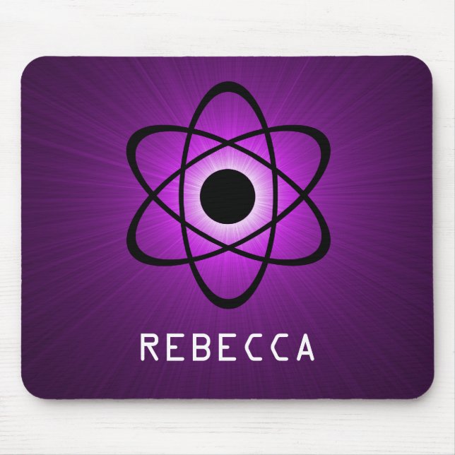 Tapis De Souris Nerdy Atomic Mousepad, Violet (Devant)