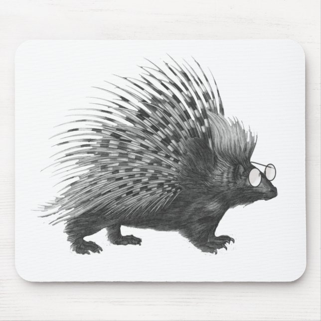 Tapis De Souris Nerdy Porcupine (Devant)