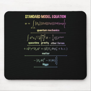 Tapis De Souris Nerdy Standard Model Equation - Cadeau Pour La Phy