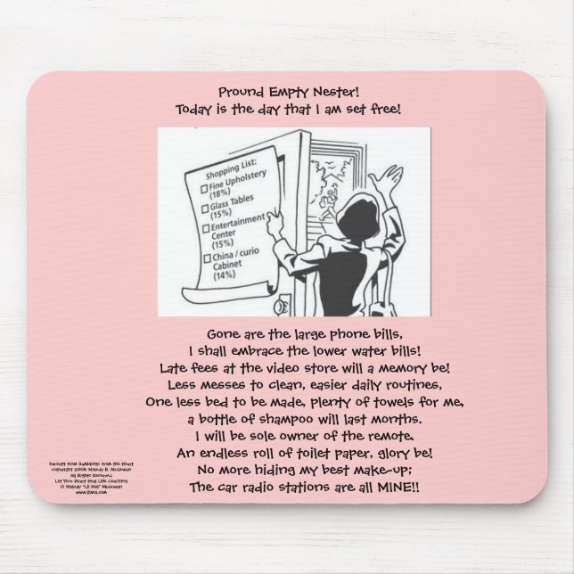 Tapis De Souris Nester vide fier Mousepad (Devant)