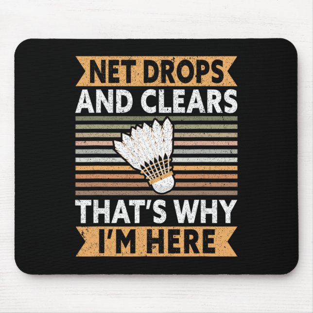 Tapis De Souris Net Drops And Clears C'est pourquoi je suis ici Dm (Devant)