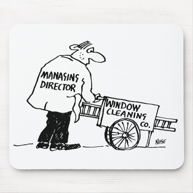 Tapis De Souris Nettoyeur de fenêtre avec panier de nettoyage de f (Devant)